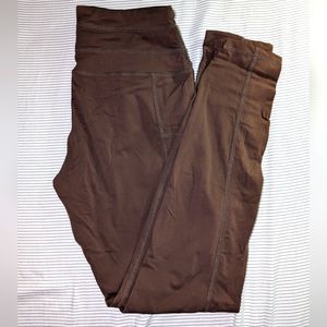 Popflex Drawstring Cargo Leggings Mocha Size Medium